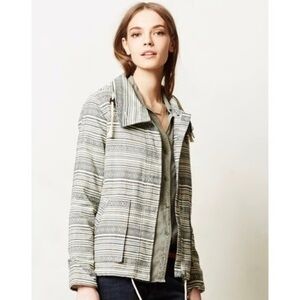ANTHROPOLOGIE Capulet Women’s Fieldwalk Anorak Tribal Hooded Jacket Size Small